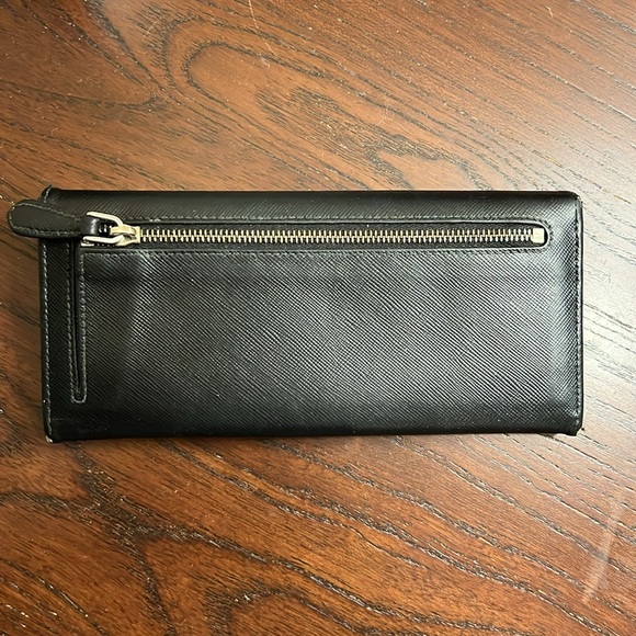 Prada Saffiano Leather Wallet in Black - Picture 4 of 14